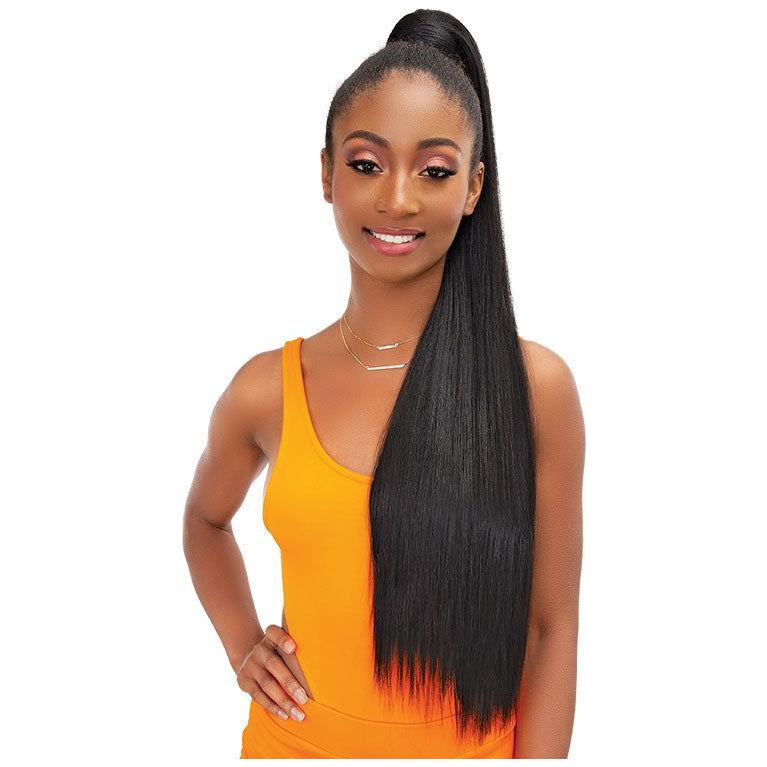 Janet Collection Health & Beauty Janet Collection Snatch Wrap Yaky Ponytail Straight 32" - Kunsthaar