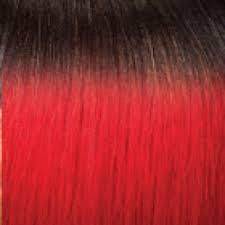 Janet Collection Health & Beauty Schwarz-Rot Mix Ombre #T1B/Red Janet Collection Box Braid Curly Finish 12" Synthetic Hair