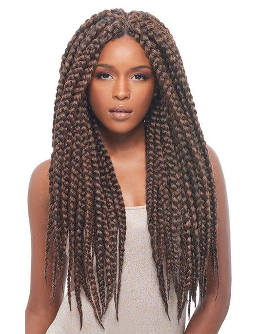 Janet Collection Havana Mambo Box Braid 24" - Three Strand Synthetic Hair | gtworld.be 