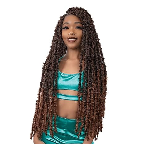 Janet Collection Janet Collection Nala Tress Bali Butterfly Locs Crochet Braids Cheveux synthétiques 18"