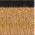 Janet Collection Schwarz-Gold Hellbraun Mix Ombre #OELT1B/27 Janet Collection 4B Crimpy Kinky Wvg. 10" Natural 100% Virgin Human Hair