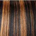 Janet Collection Schwarz-Kupferbraun Mix #FR1B/30 Janet Collection Pixie Cut 38pcs + 10"(4 pcs) 100% Virgin De vrais cheveux