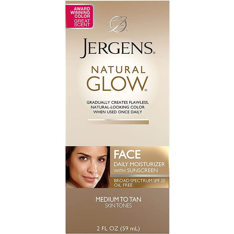 Jergens Jergens Natural Glow Face Daily Moisturizer with Sunscreen Medium to Tan 59ml