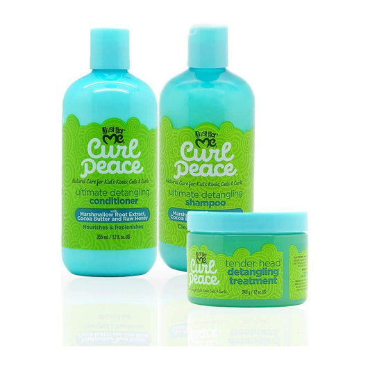 Just for Me Health & Beauty Just for Me Curl Peace Ultimate Detangling Bundle