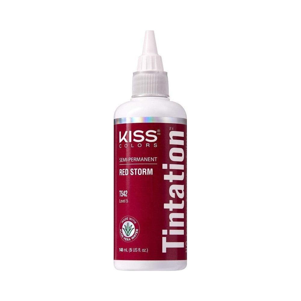 Kiss Health & Beauty Kiss Tintation Red Storm Kiss Semi-Permanent Hair Color Tintation 148ml