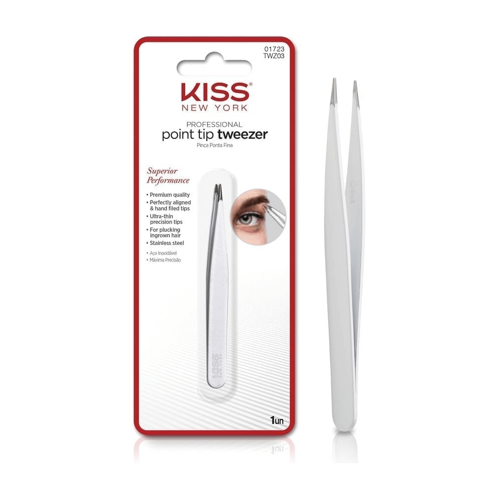 Kiss New York Health & Beauty Kiss New York Professional Point Tip Tweezer Kiss New York Premium Tweezers