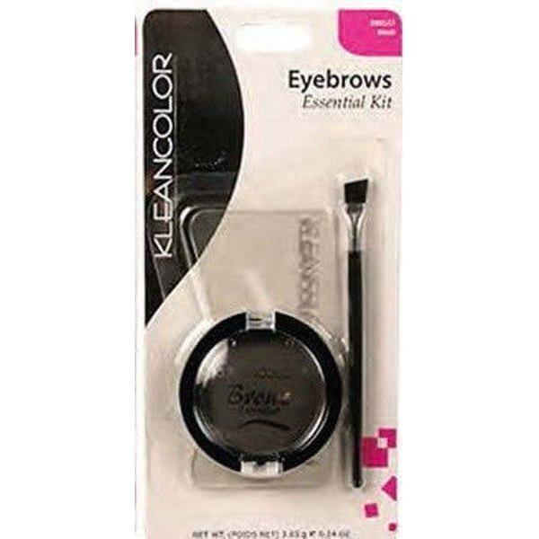 Kleancolor Health & Beauty Kleancolor Eyebrow Kit Black/Medium Brown/Brown
