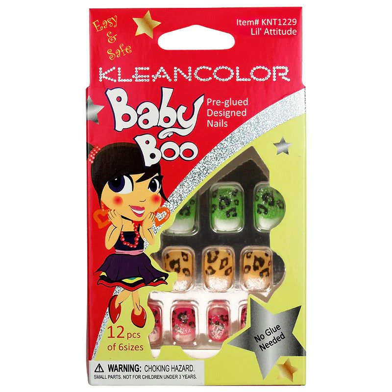 Kleancolor Kleancolor Bany Boo Kids Nail Tip Knt1205