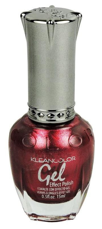 Kleancolor Kleancolor GEL EFFECT POLISH METALLIC RED G161, 15ml