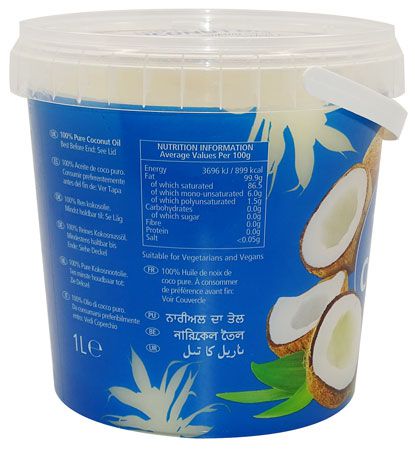 KTC KTC 100% Pure Coconut Oil 1L