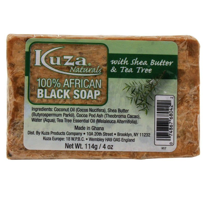 Kuza Kuza 100% African Black With Shea Butter & Tea Tree 4 oz