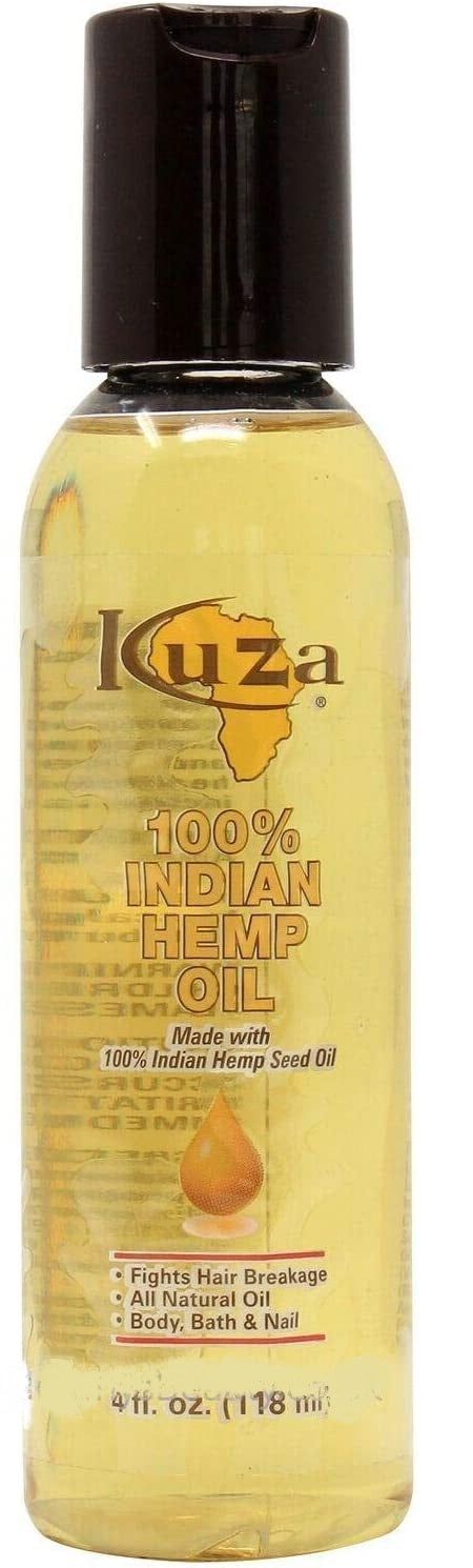 Kuza Kuza 100% Indian Hemp Hair Oil 4 oz