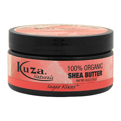 Kuza 100% Organic Shea Butter Sugar Kisses 6 oz