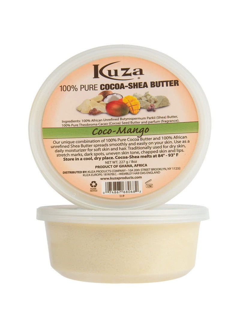 Kuza Kuza 100% Pure Cocoa-Shea Butter Coco-Mango 8 oz
