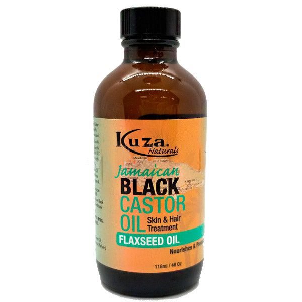 Kuza Kuza Jamaican Black Castrol Flaxseed Oil 4oz