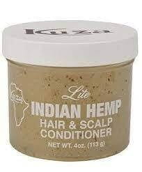 Kuza Kuza Lite Indian Hemp Hair & Scalp Conditioner 4 Oz