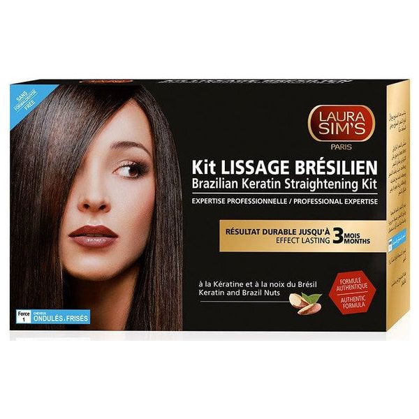 Laura Sim's BRAZILIAN KERATIN STRAIGHTENING KIT