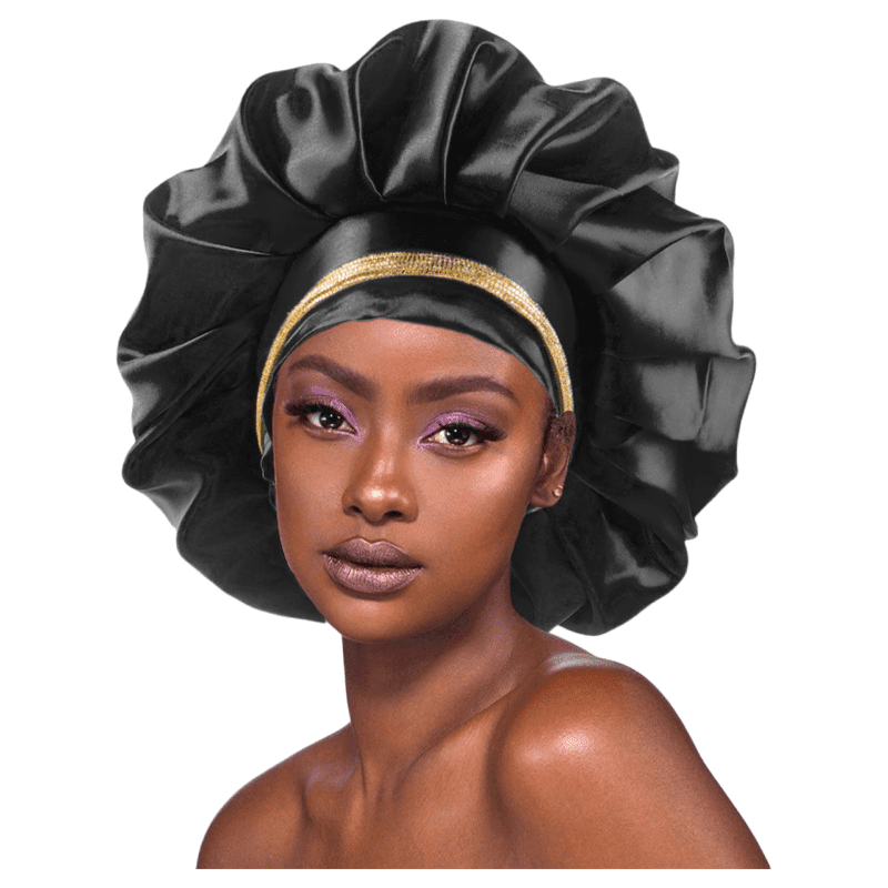 London Loox Health & Beauty London Loox Luxury Bonnet Black #5 London Loox Luxury Satin Bonnets