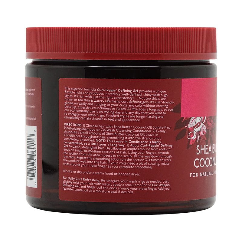 Luster's Pink Pink Shea Butter Coconut Oil Curl - Poppin' Definning Gel 454g