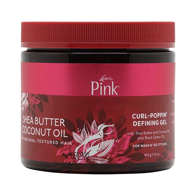 Pink Shea Butter Coconut Oil Curl - Poppin' Definning Gel 454g