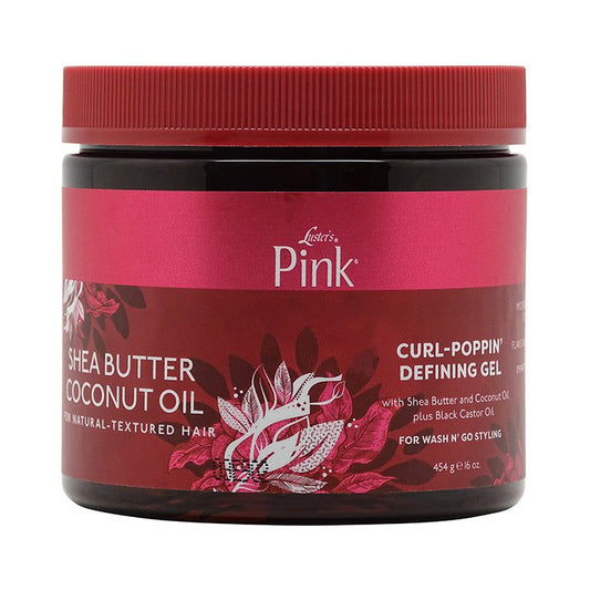 Luster's Pink Pink Shea Butter Coconut Oil Curl - Poppin' Definning Gel 454g