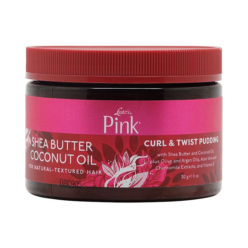 Pink Shea Butter Coconut Oil Curl & Twist Pudding 312g | gtworld.be 