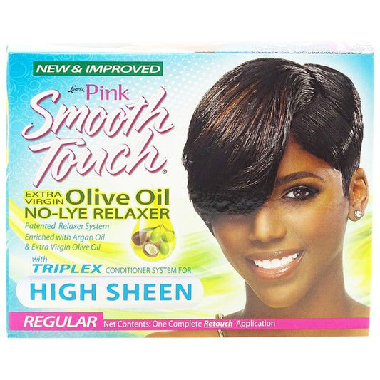 Pink Smooth Touch Olive Oil No-Lye Relaxer Kit Regular | gtworld.be 