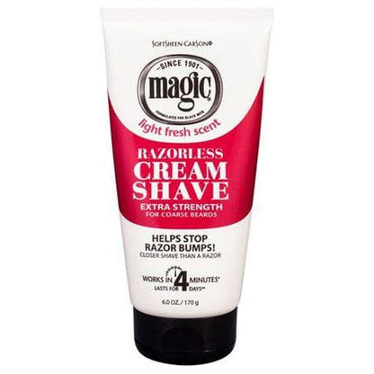 Magic Health & Beauty Magic Razorless Cream Shave Extra Strength 170g