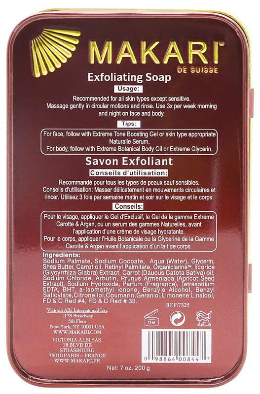 MAKARI Exclusive Exfoliating Soap 200g | gtworld.be 