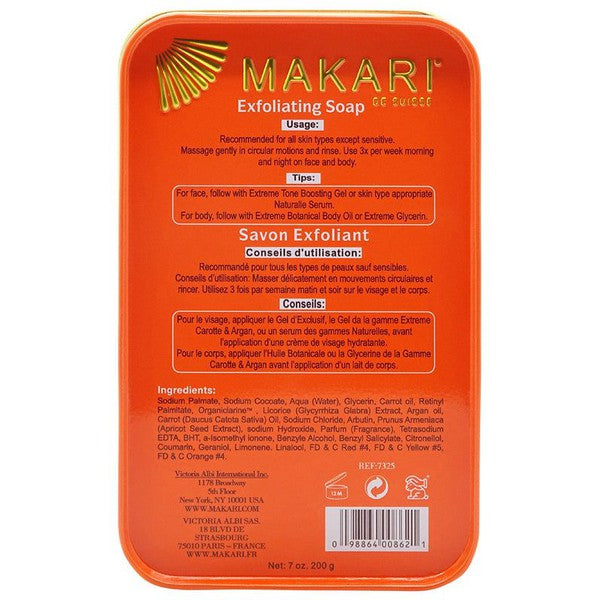 Makari MAKARI Extreme Argan & Carrot Oil Exfoliating Soap 200g