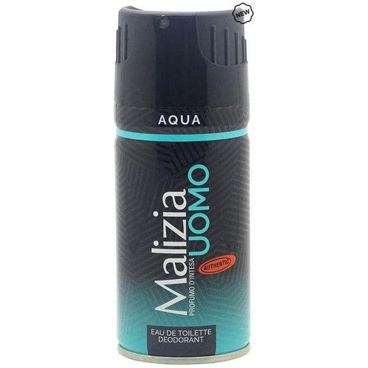 Malizia Health & Beauty Malizia Uomo Eau de Toilette Deodorant Aqua 150ml