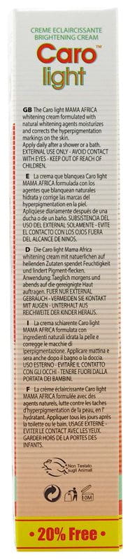 Mama Africa Caro Light Brightening Cream 60ml