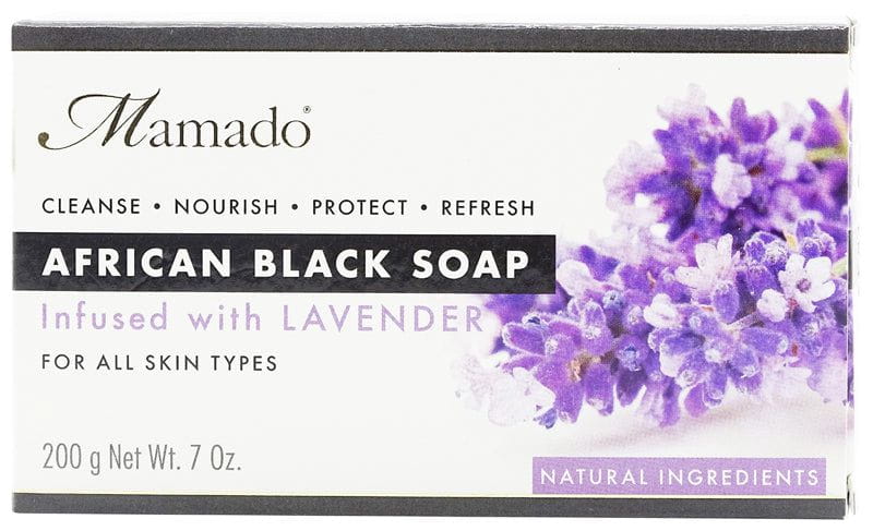 Mamado Mamado African Black Soap Infused with Lavender 200g