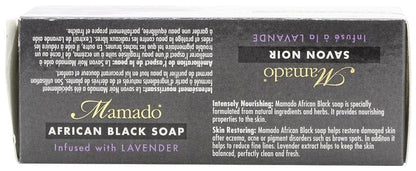 Mamado Mamado African Black Soap Infused with Lavender 200g