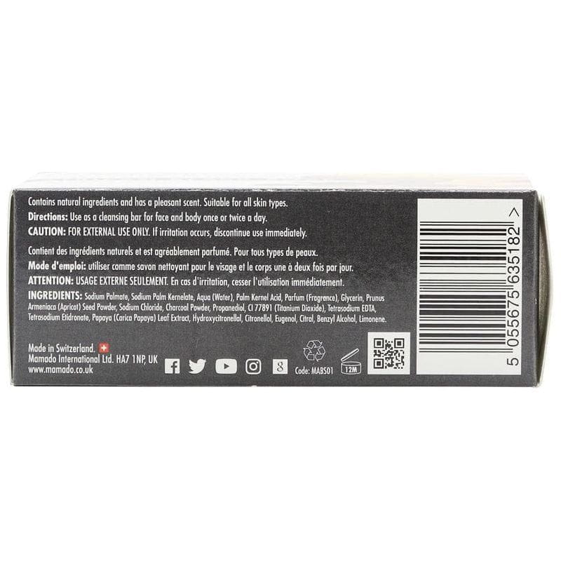 Mamado Mamado African Black Soap Infused with Papaya 200g