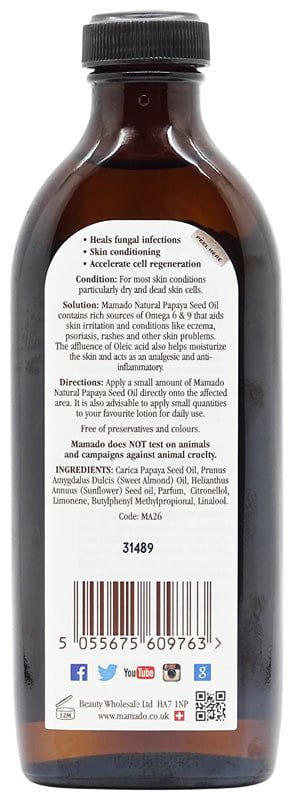 Mamado Mamado Natural Papaya Oil 150ml