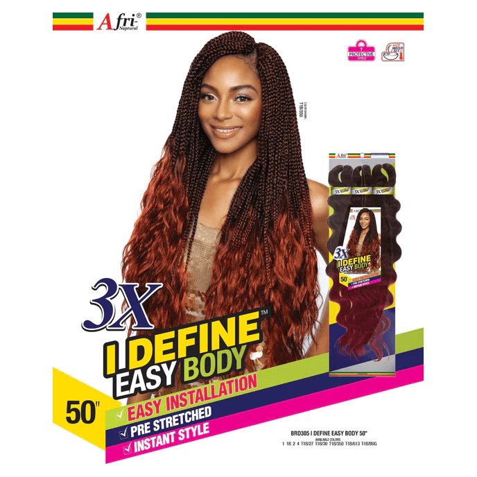 Mane Concept Health & Beauty Mane Concept Afri-Naptural 3X I Define Easy Synthetic Hair 50''