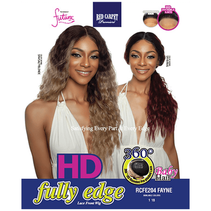 Mane Concept Health & Beauty Mane Concept Red Carpet HD 360 Fully Edge Lace Front Futura Wig Fayne 26” _ Synthetic Hair