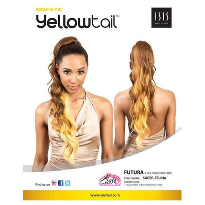 Mane Concept Health & Beauty Mane Concept Yellowtail Ponytail Wrap-N Premium synthetic hair SUPER FELINA WNT