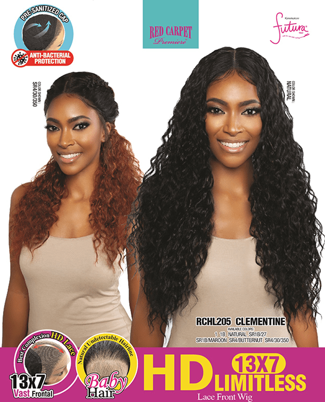 Mane Concept Mane Concept Red Carpet HD 13X7 Front Lace Futura Perücke Clementine 28 _ Cheveux synthétiques