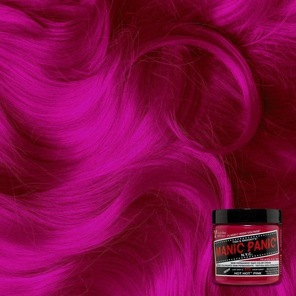 Manic Panic Health & Beauty Hot Hot Pink Manic Panic Semi-Permanent Hair Color Cream 118ml