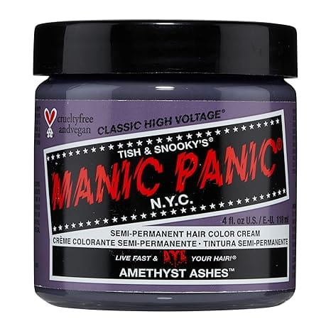 Manic Panic Health & Beauty MANIC PANIC Classic Amethyst Ashes Semi Permanent Hair Color 4oz