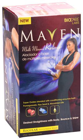Maven Maven Multi Mineral Relaxer Regular To Coarse Hair, 1 Application