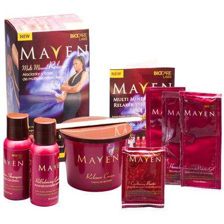 Maven Multi Mineral Relaxer Medium to Fine Hair, 1 Application