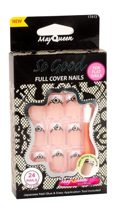 MayQueen Full Cover Nails For Flat Nails - Nails 17413