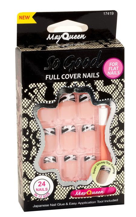 MayQueen Full Cover Nails For Flat Nails - NAILS 17419