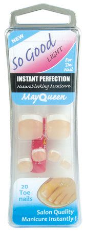 MayQueen NAILS 16140 So Good Light Instant Perfection MAYQUEEN 20 Toe Nails