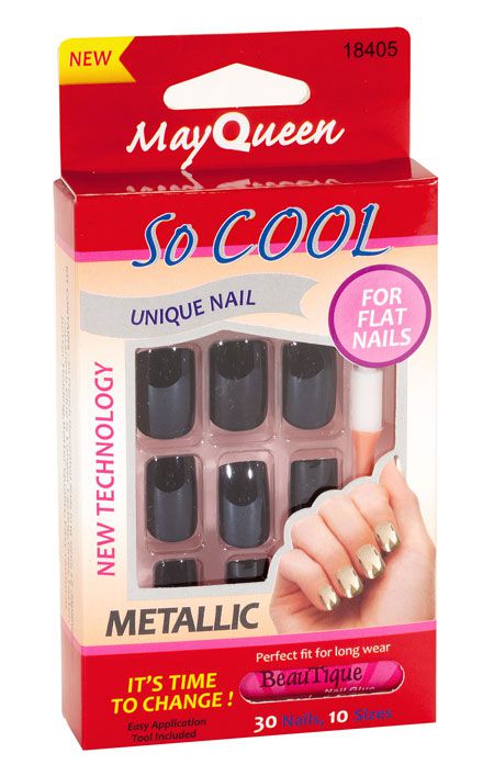 MayQueen Unique Nail Metallic For Flat Nails - NAILS 18405
