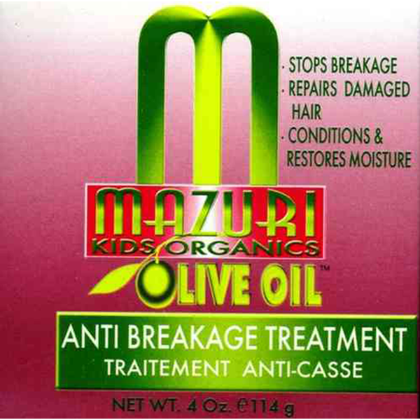 Mazuri Kids Organics Olive Oil Anti-Breakage Treatment 114g