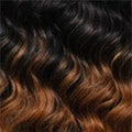 ModelModel 18" = 45 cm / Schwarz-Kupferbraun Mix Ombre #DE30 Model Model Equal Brazilian Bundle Wave Synthetic Hair